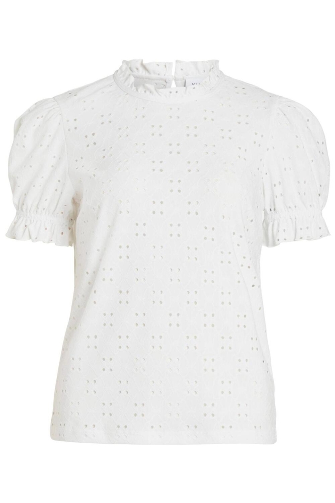VIKAWA S/S FLOUNCE TOP/SU - NOOS 14070251 Optical Snow